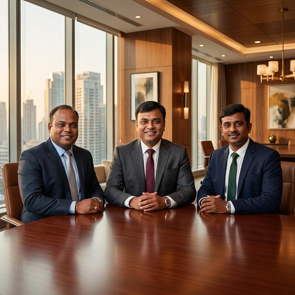 Rahul Talodiya, Ravi Talodiya, and Rajendra Talodiya – Rahul Real Estate, Indore