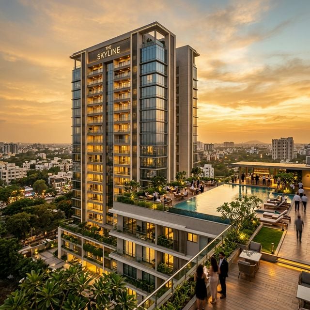 The Skyline — Penthouse Suite — Palasia, Indore